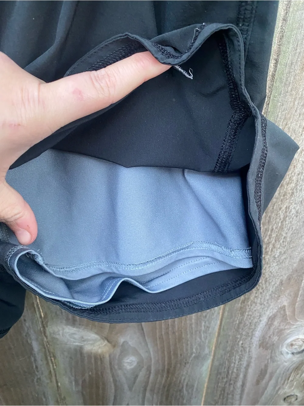 Nike‎ Tempo 2-in-1 Running Shorts Black Size Small